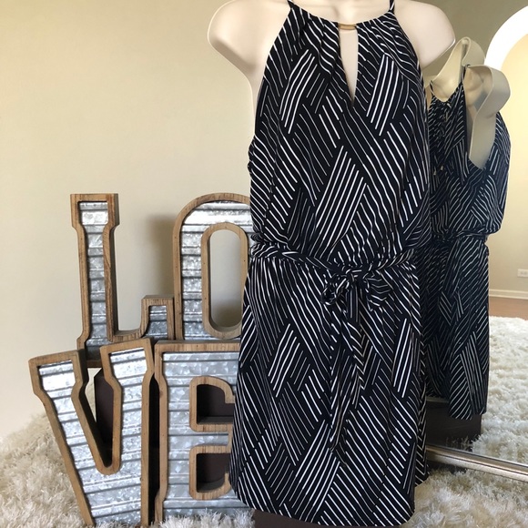 White House Black Market Dresses & Skirts - WHBM Striped Dress in Black & White